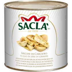Quartiers d’artichauts à l’huile de tournesol 2,4 kg - Format pro