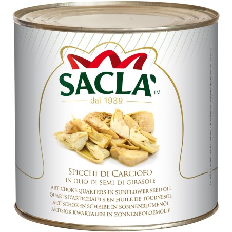 Quartiers d’artichauts à l’huile de tournesol 2,4 kg - Format pro