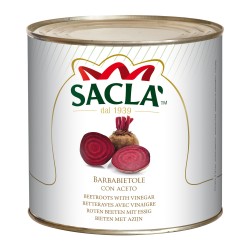 Betteraves au vinaigre de vin 2,5 kg – Betteraves rouges en tranches