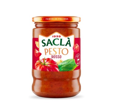 Pesto Rosso Saclà 190g – Nouvelle recette plus onctueuse et gourmande