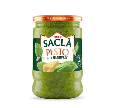 Pesto alla Genovese Nouvelle Recette 190g Saclà – Basilic 100% Italie