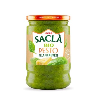 Pesto alla Genovese Bio 190g – Recette italienne Saclà