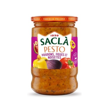 Sauce Poivrons Figues & Noisettes 190g – Recette premium Saclà