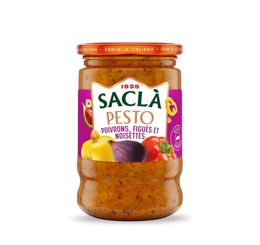 Pesto Poivrons figues & noisettes 190gr