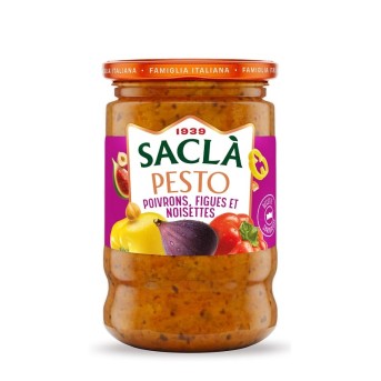 Sauce Poivrons Figues & Noisettes 190g – Recette premium Saclà
