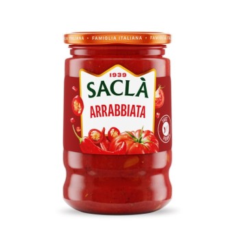 Sauce Arrabbiata 190g – Recette italienne épicée Saclà