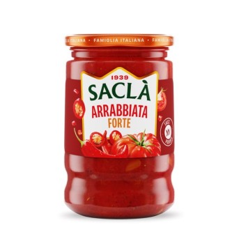 Sauce Arrabbiata Forte Saclà 190 g – Sauce italienne au piment fort