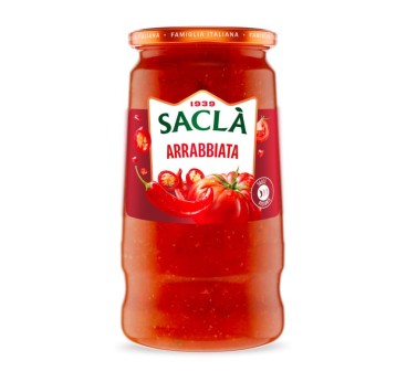 Sauce Arrabbiata Saclà 290g – Piquant italien format généreux