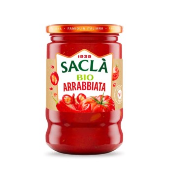 Sauce Arrabbiata bio 190g – Recette piquante italienne Saclà
