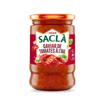 Sauce Caviar de tomates à l'ail 190gr | Saclà