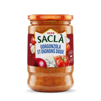 Sauce Gorgonzola & Oignons doux 190g – Recette Saclà