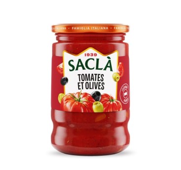 Sauce Tomates & Olives 190g – Recette italienne Saclà