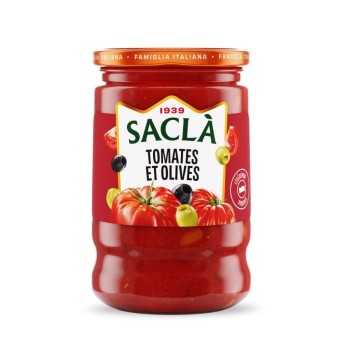 Sauce Tomates & Olives 190g – Recette italienne Saclà