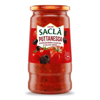 Sauce Puttanesca Saclà 350 g – Recette italienne