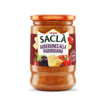 Sauce Aubergines alla Parmigiana 190g – Recette italienne Saclà