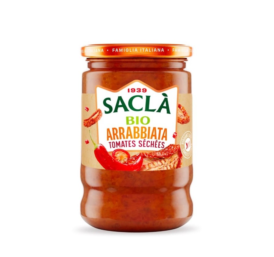 Arrabbiata aux tomates séchées bio 190gr