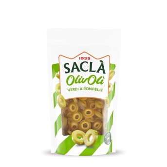 Olives vertes en rondelles 185 g – Prêtes à l’emploi | Saclà