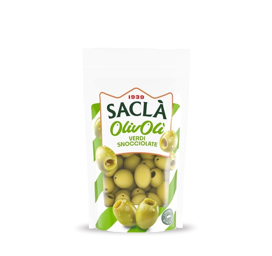 Olives vertes dénoyautées 185g