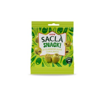 Olives vertes dénoyautées 30g – Format snack & apéritif | Saclà