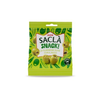 Olives vertes dénoyautées 30g – Format snack & apéritif | Saclà