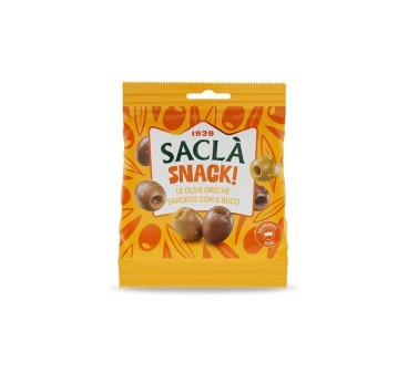 Olives Kalamata dénoyautées 30g – Format snack | Saclà