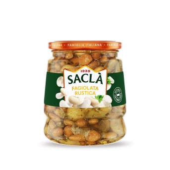 Fagiolata 290 g – Haricots cuisinés à l’italienne Saclà