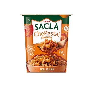 Pasta Pot Arrabbiata 80 g – Pâtes prêtes en 5 minutes | Saclà