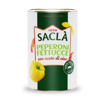 Filets de poivrons au vinaigre 4,1 kg – Garniture méditerranéenne