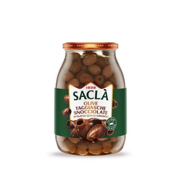 Olives Taggiasche Dénoyautées Saclà 950 g – Format Pro