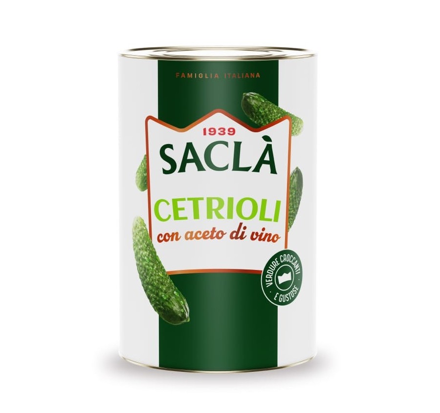 Cornichons conservés au vinaigre de vin 4kg