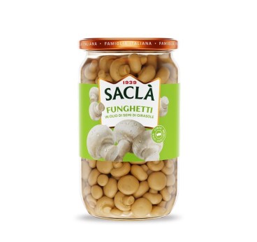 Petits champignons à l’huile de tournesol 1,6 kg - Format pro