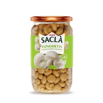 Petits champignons à l’huile de tournesol 1,6 kg - Format pro