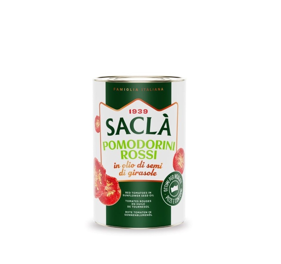 Tomates cerises semi-séchées à l'huile de tournesol 750gr