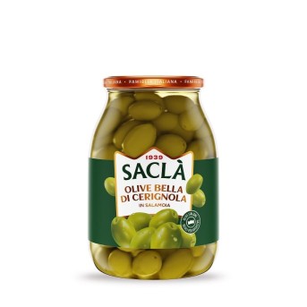 Olives vertes Belle de Cerignole au naturel 1kg