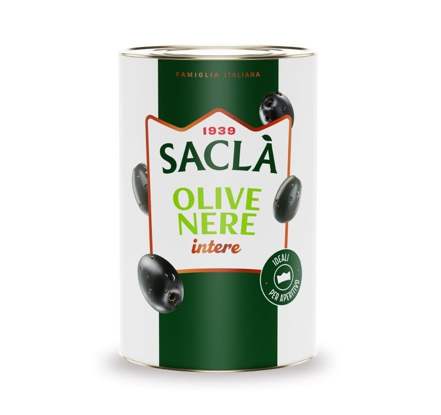 Olives noires entières naturel 4.25kg