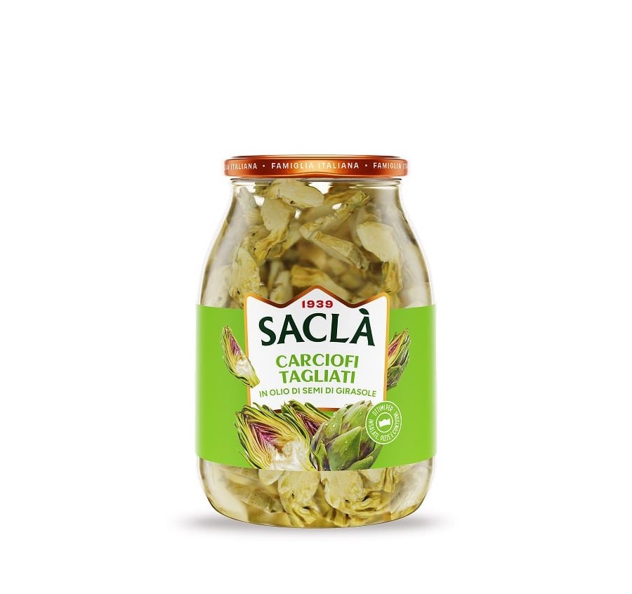 Quartiers d'artichauts aux herbes aromatiques 960gr Quartiers d'artichauts aux herbes aromatiques 960gr
