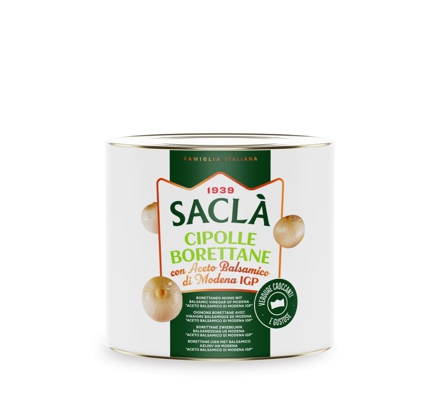 Oignons borettane au vinaigre balsamique 2.7kg