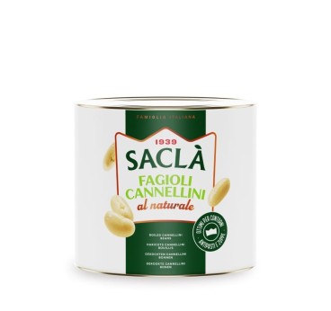 Haricots cannellini au naturel 2,5kg
