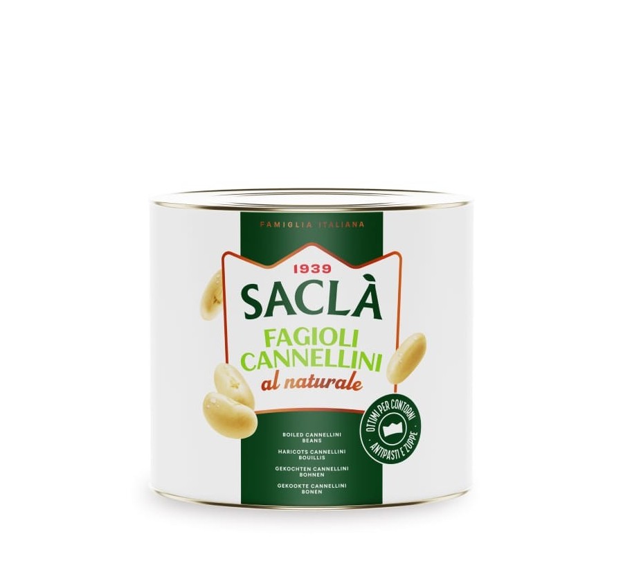 Haricots cannellini au naturel 2,5kg