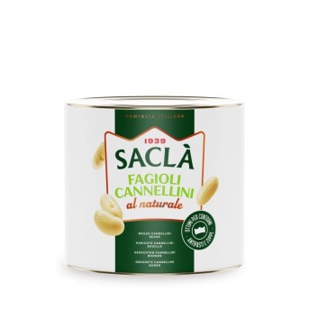 Haricots Cannellini au Naturel Saclà 2,5 kg – Haricot en conserve