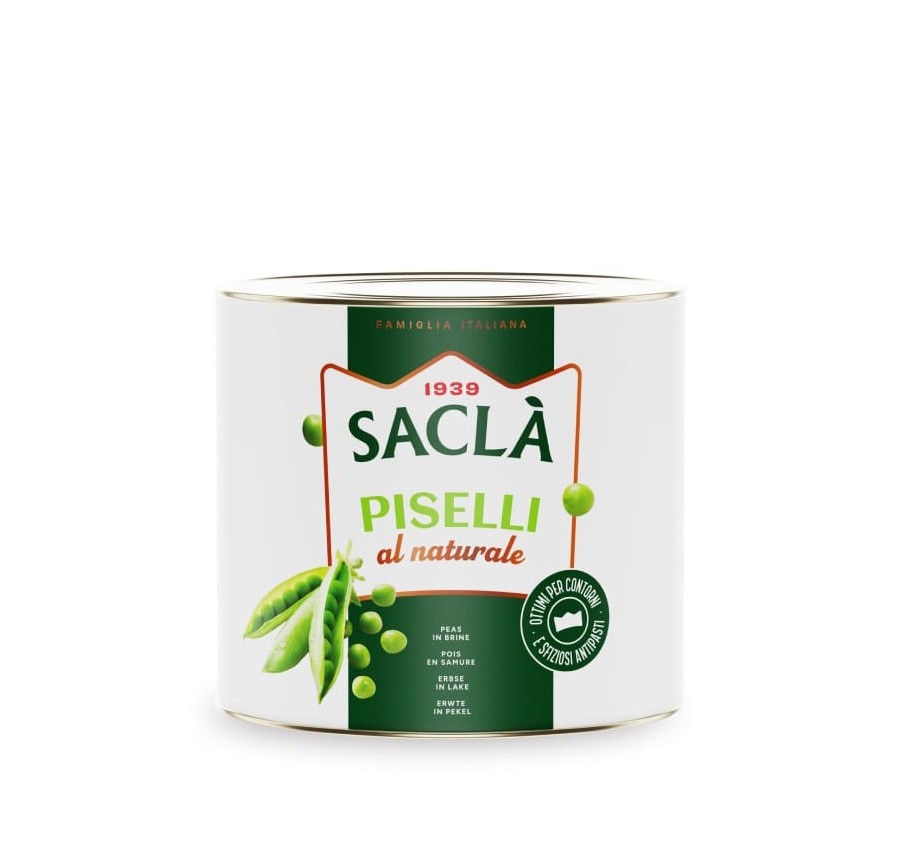 Petits pois fins au naturel 2,5kg