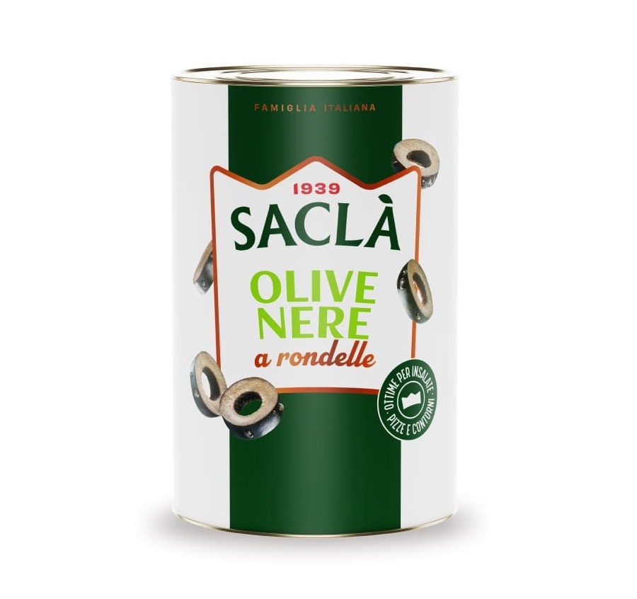 Olives noires en rondelle naturel 4,1kg