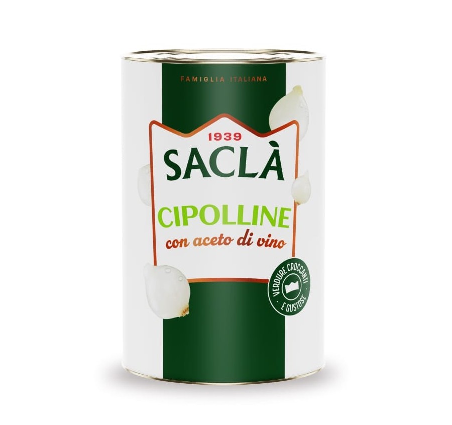 Petits oignons au vinaigre de vin 4,3kg