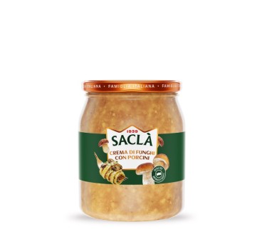 Crème aux cèpes et champignons Saclà 500 g – Spécialité italienne