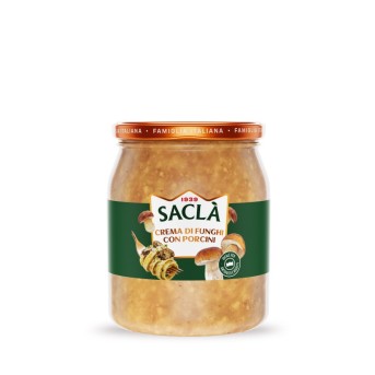 Crème aux cèpes et champignons Saclà 500 g – Spécialité italienne