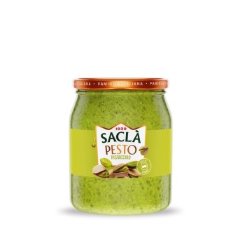 Pesto de Pistaches Saclà 560 g – Pistaches de Sicile