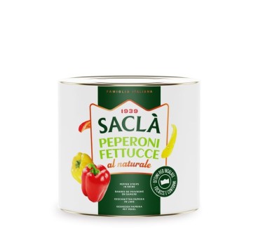 Filets de Poivrons Jaunes et Rouges 2,5 kg – Format pro | Saclà