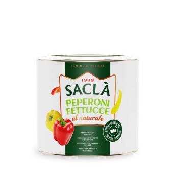 Filets de Poivrons Jaunes et Rouges 2,5 kg – Format pro | Saclà