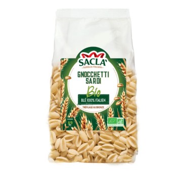 Pâtes Gnocchetti Sardi bio Saclà 500 g – Pâtes italiennes