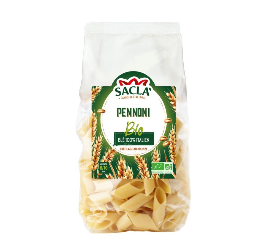Pâtes Pennoni bio 500gr